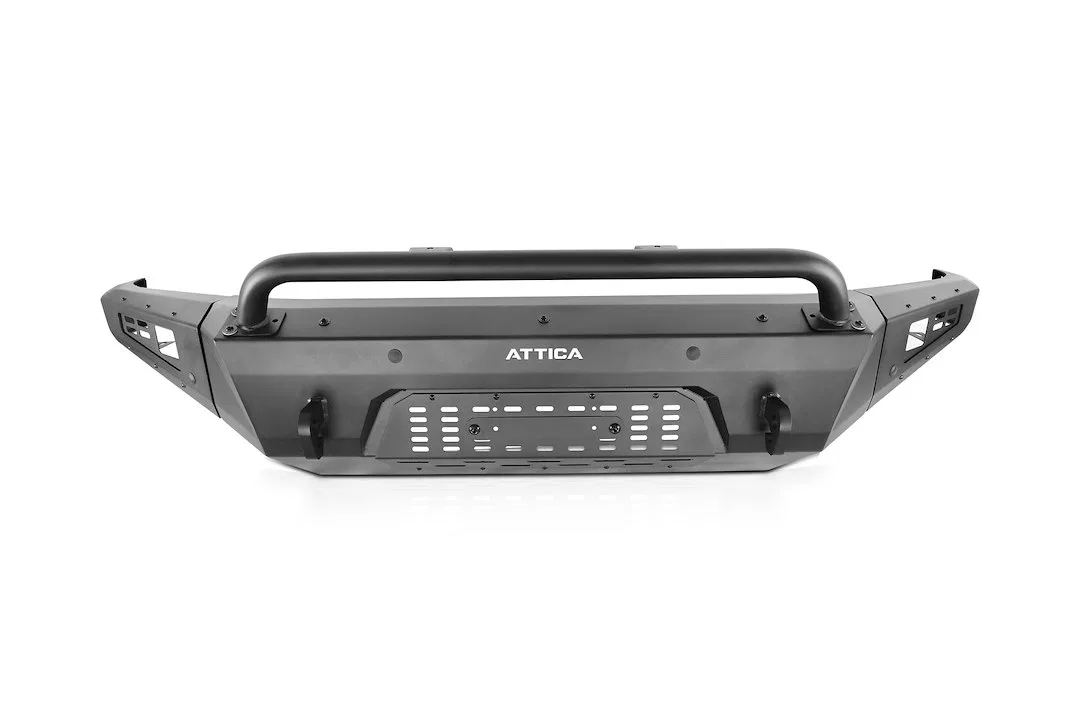 ATTF201A103-BX – WINJET Bumper, Modular Design Direct Fit With Bull Bar With Internal Winch Mount With D-Ring Mounts ...